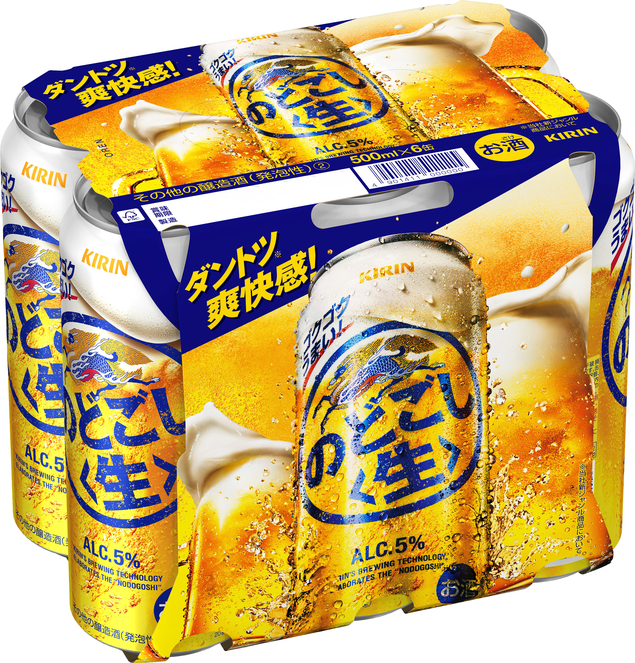 キリン のどごし〈生〉５００ｍｌ缶６缶パック｜酒類・飲料・加工食品