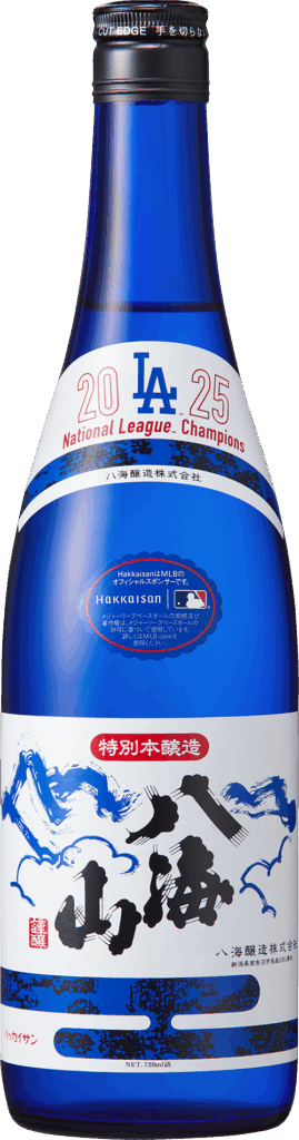 八海山 ﾄﾞｼﾞｬｰｽ ナショナルリーグ 優勝記念 ラベル720ml｜酒類・飲料 